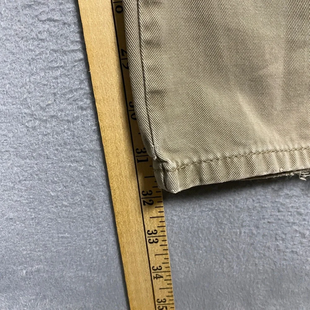 Wrangler Cargo Pants Mens 34x32 Khaki Tan Originals Straight Leg Cotton Twill